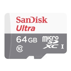 MEMORIA CLASS 10 MICR SD SANDISK 64GB 100M/