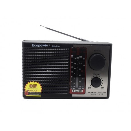 RADIO ECOPOWER EP-F10 - USB - RADIO AM-FM - SD