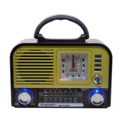 RADIO ECOPOWER EP-129B - BATERIA - USB - SD - BLUETOOTH