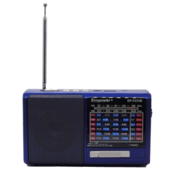 RADIO ECOPOWER EP-F233B RECARREGÁVEL/USB/SD/BL