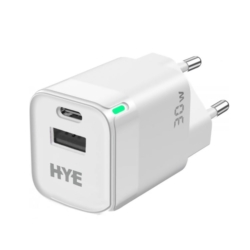 FUENTE HYE HYEC44 USB/T-C  /3.0A/  /30W