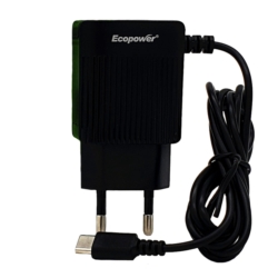 CARREGADOR ECOPOWER EP-7034 1 - USB / 2.1A / TYPE - C