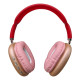 AUDIFONOS LUO ME-5 BLUETOOTH/LED/PINK