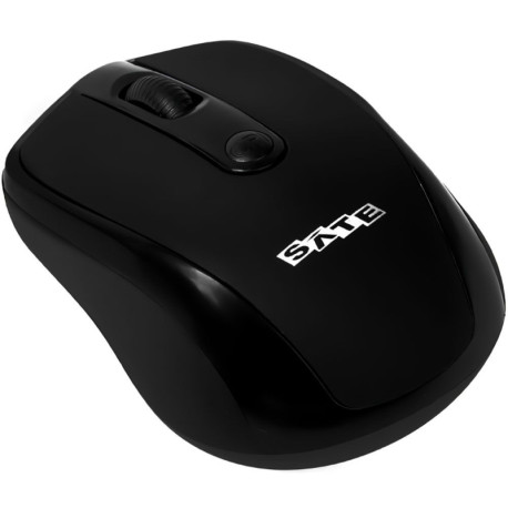 PC MOUSE SATE A-44G INALAMBRICO NEGRO