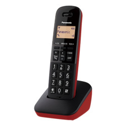 TELEFONE PANASONIC SEM FIO KX-TGB310 BINA/RED 2V/1-FONE