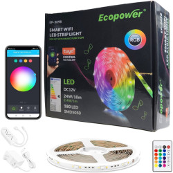 LED SMART ECOPOWER EP-3899 5mts/12V/WIFI