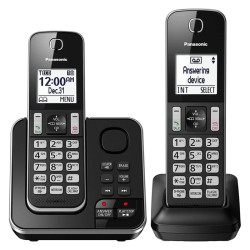 TELEFONE PANASONIC KX-TGD392C BINA/SEC/RECON/110V/2-FONES