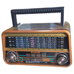 RADIO ECOPOWER EP-247 RECARGABLE/USB/BLUETOOTH