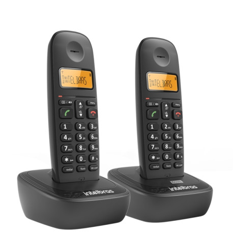 TELEFONO INTELBRAS TS-2512 MIRA QUIEN LLAMA/BLACK/6.0/2V/2-TELEFONOS