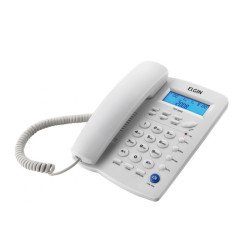 TELEFONE ELGIN TCF-3000 BINA COM FIO/BRANCO